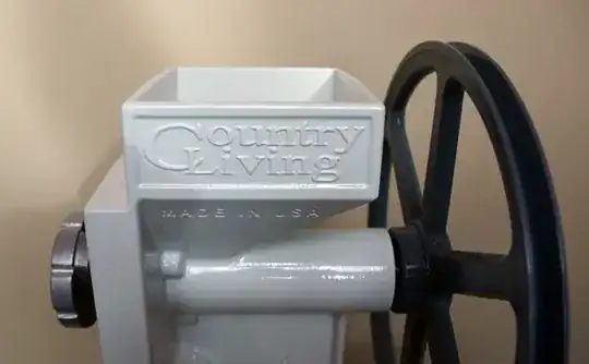 hand powered grain mill