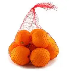 oranges in a red mesh produce bag