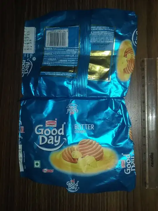Good Day Biscuit Cover, when opened