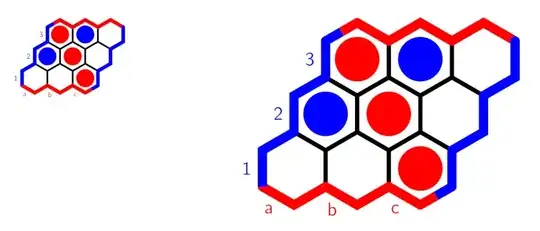 Small Hex board and large Hex board