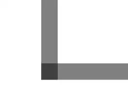 image showing a zoomed result of above code