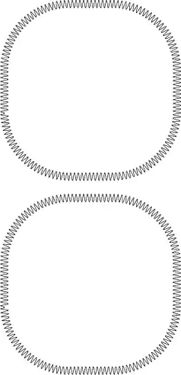 rounded corners with decoration