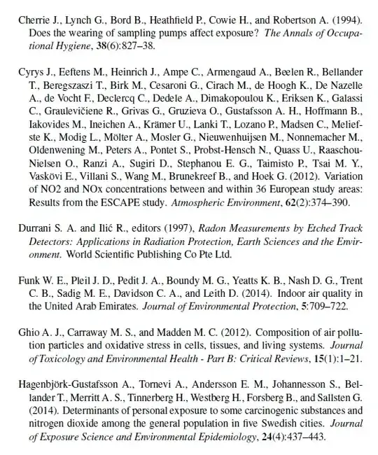 The way the references are right now