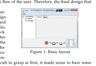 example of too much space