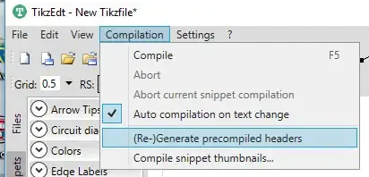 After redefining past, you must regenerate the headers