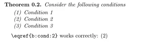 Desired LaTeX output