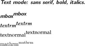 Differences without amstext