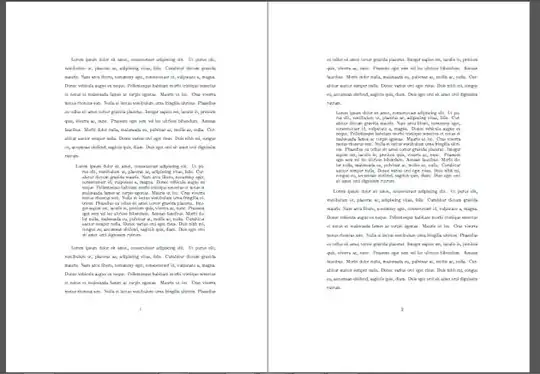 screenshot of the output