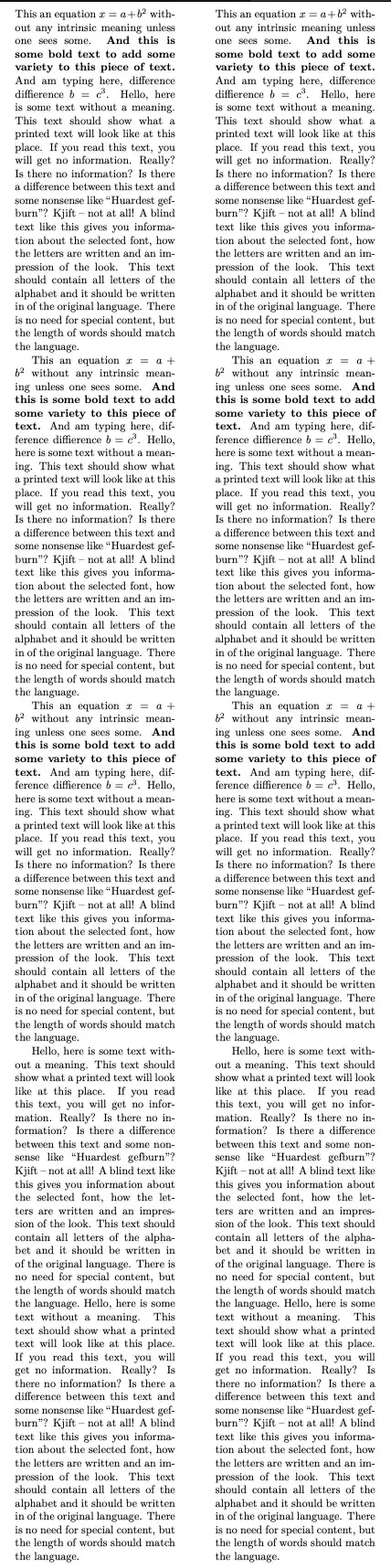 Screenshot of output