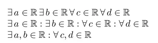 Three versions with <code>\DeclareMathOperator</code>