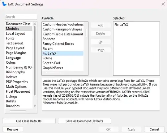 Unable to click on "OK" nor "Apply" despite this module having no prereqs in the description