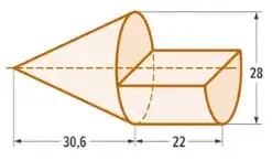 two 3d objects connected