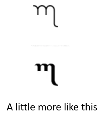 These are more like the symbol I want