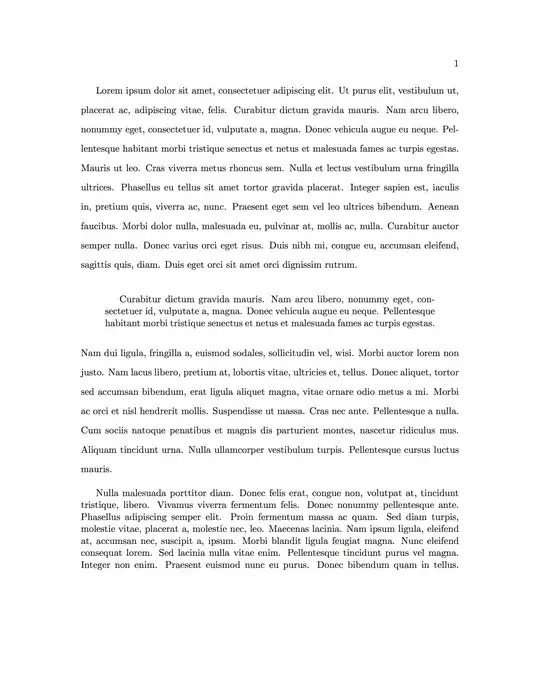 Printout with the wrong spacing