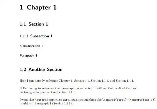 output of the MWE above