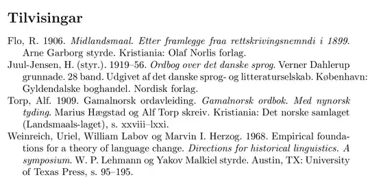 Torp, Alf. 1909. Gamalnorsk ordavleiding. Gamalnorsk ordbok. Med nynorsk tyding. Marius Hægstad og Alf Torp skreiv. Kristiania: Det norske samlaget (Landsmaals-laget), s. xxviii–lxxi.