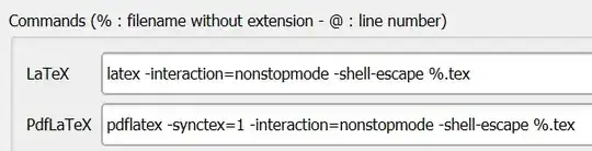 Configure Texmaker panel