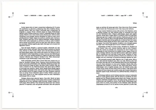 Outer crop marks, centered