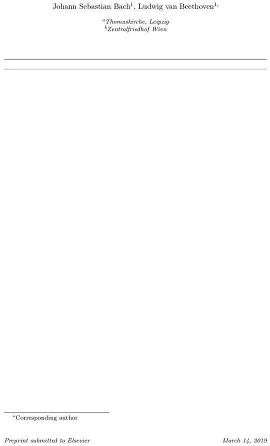 output of the first run