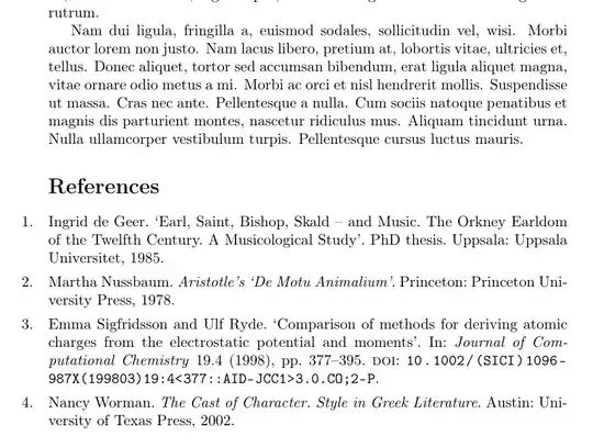 Numbers formatted and aligned as described.