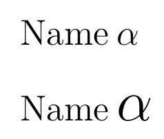 Outputs of company names.