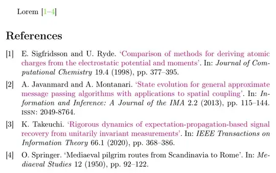 "K. Takeuchi. ‘Rigorous dynamics of expectation-propagation-based signal recovery from unitarily invariant measurements’. In: IEEE Transactions on Information Theory 66.1 (2020), pp. 368–386." with linked title.