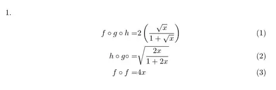 grouped equations