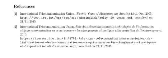 Screenshot of the behaviour