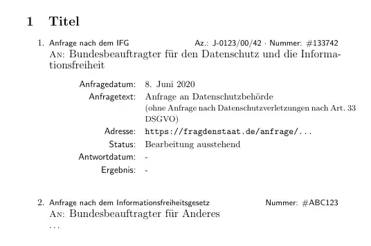 screenshot of the result