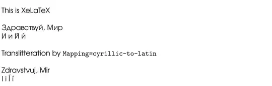 Efficient transliteration with XeLaTeX Mapping