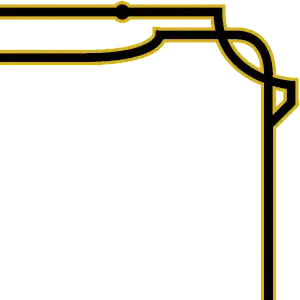 Close-up on a decoration—same as the previous one but with transparnt background