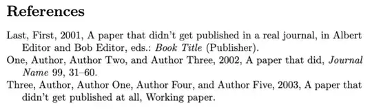 Sample output - Fixed