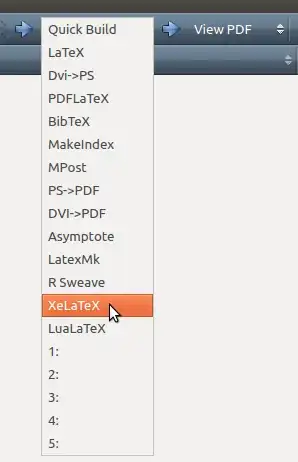 standard commands in texmaker