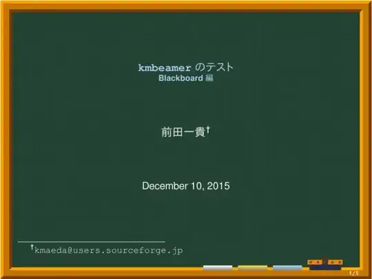 Kazuki Maeda (uploaded by LianTze Lim) Blackboard Beamer Theme