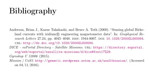 result of bibliography