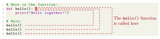 use arrows to point to code