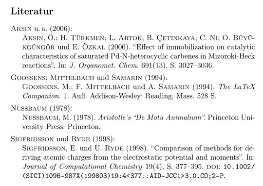 Sigfridsson und Ryde (1998): Sigfridsson, E. und U. Ryde (1998). “Comparison of methods for deriving atomic charges from the electrostatic potential and moments”. In: Journal of Computational Chemistry 19(4), S. 377–395. doi: 10.1002/(SICI)1096-987X(199803)19:4<377::AID-JCC1>3.0.CO;2-P.