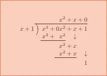 Modular polynomial division