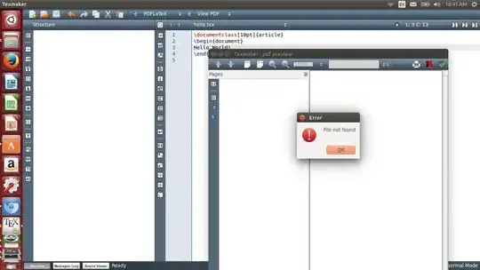 so it is showing the following error
