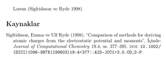 Lorem (Sigfridsson ve Ryde 1998)