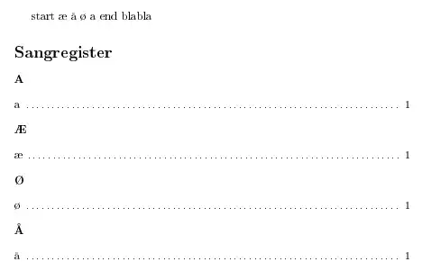 LaTeX xindy glossary result