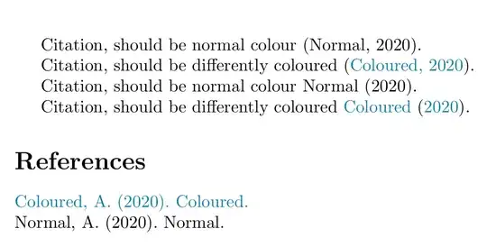 Coloured citations.