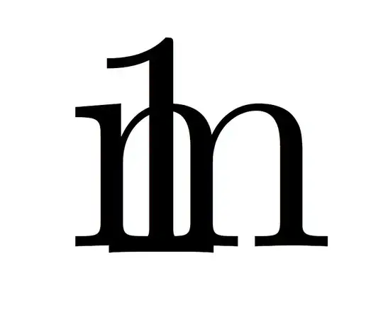 Zoomed in picture showing x label and tick label do not have the same baseline.