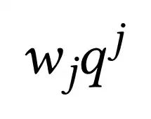 Original result with strangely spaced j