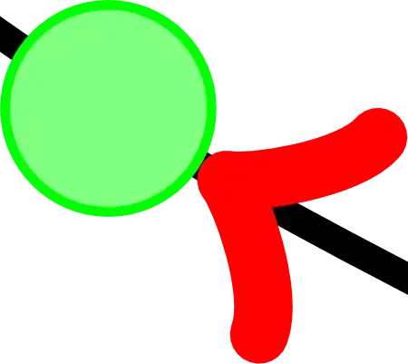 Circle with border drawn