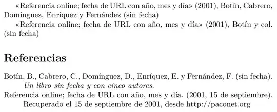 result of the above example showing workaround to buggy biblatex-apa