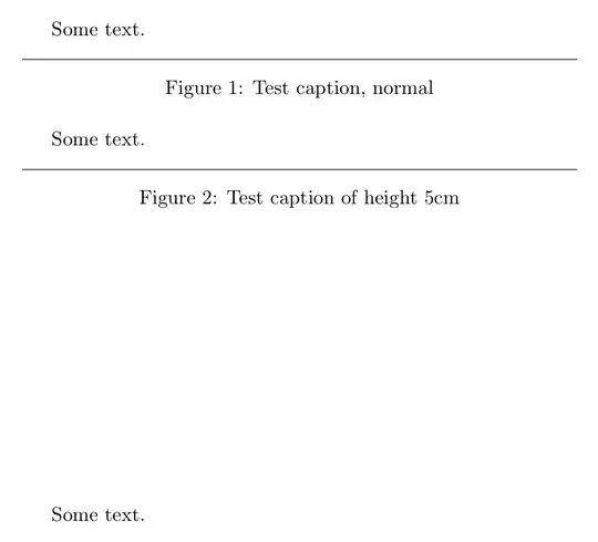 First page of output