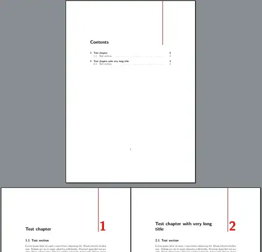 Table of Contents (not numbered) and two chapters