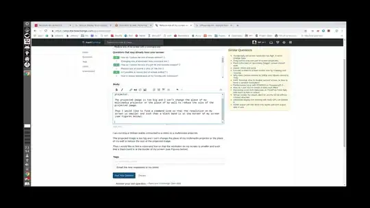 Expected configuration
