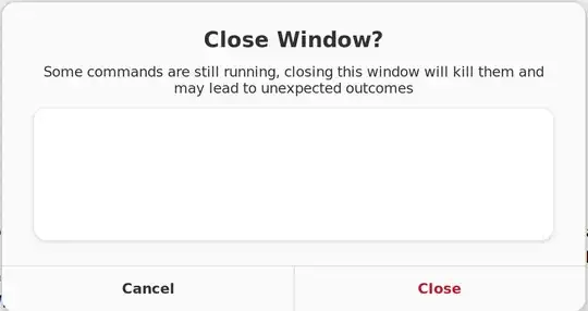 "Close Window?" prompt